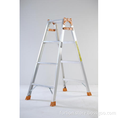 Double side aluminium herringbone ladder
